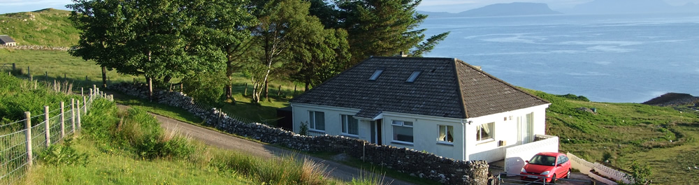 Self catering holiday house Ardnamurchan Scotland