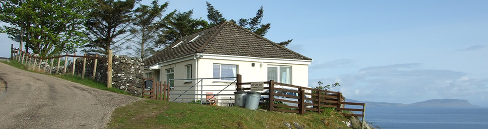 Self catering holiday house Ardnamurchan Scotland